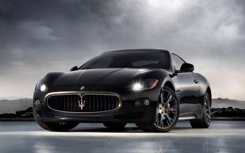 cars, 1080P, coup, windows, stunning, windows 7, black, sports, maserati, e