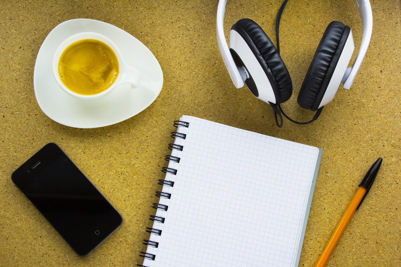 diary, notebook, 5K, black, coffee, spiral notebook, high angle view, mobile, drink, pencil, cup, no people, smart phone, technology, wireless technology