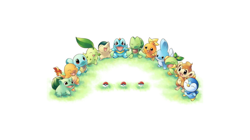 pokemon, poke, hd, 1080P, cartoon/comic, ball, white