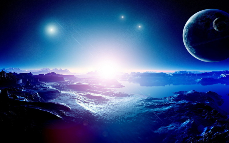 2K, space, stars, planet, scientific, ultrahd, galaxy, mac