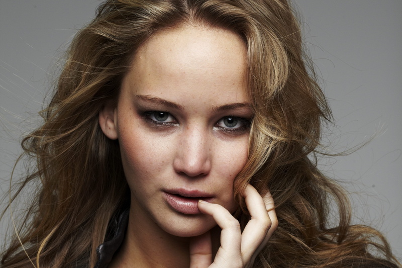 jennifer, hair, babe, Lips, 2K, hd, face, Jennifer Lawrence, lawrence, jacket, eyes, actress, girl, background
