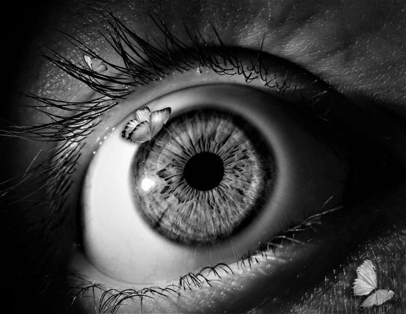 black, girl, eyesight, eyebrow, unrecognizable person, 4K, human body part, eye, adult, one person, sensory perception, macro, curiosity, female, woman