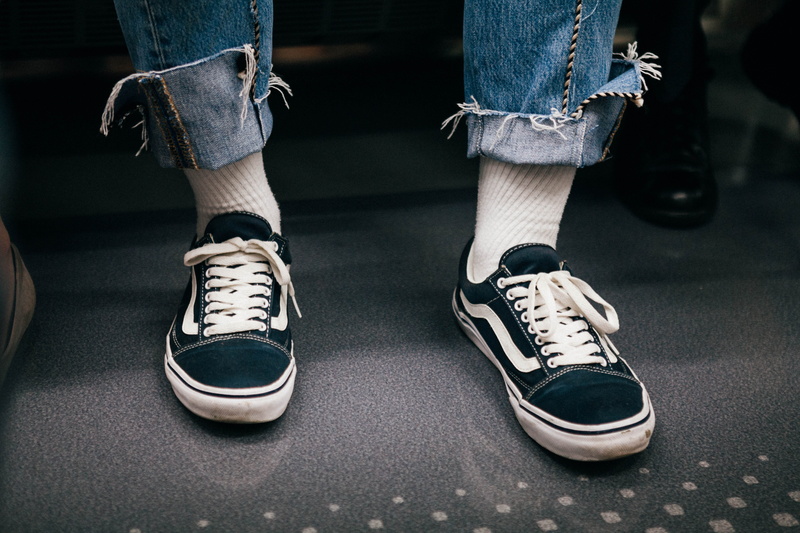 togetherness, people, human body part, lace, limb, human limb, body part, canvas shoe, sneakers, chill, black, person, low, human leg, train, pant, human foot