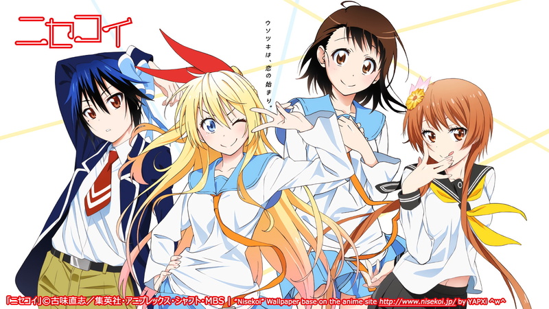 Chitoge Kirisaki, Marika Tachibana, Anime, 1080P, Nisekoi, Seishirou Tsugumi, Kosaki Onodera