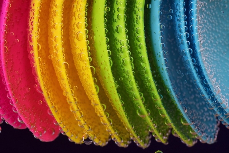 color, water, close-up, indoors, sweet food, temptation, green color, pink, full frame, Plastic, case, beautiful, freshness, focus, sweet, dessert, cheerful
