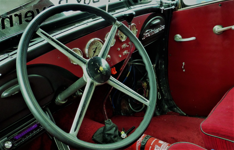 day, wheel, usa, shape, outdoors, close-up, design, oldtimer, american car, retro, old-fashioned, retro styled, metal, pattern, vehicle interior, old car