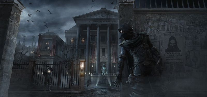 outdoors, human representation, Eidos Interactive, representation, security, real people, ninja, (2014), hood, male likeness, arrows, architecture, statue