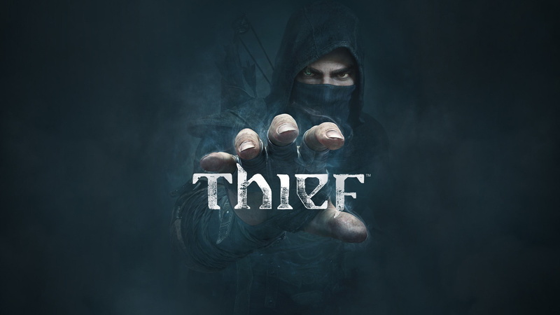 looking at camera, dark, hand, males, adult, (2014), Eidos Montreal, copy space, body part, 1080P, emotion, men, arrows, logo, text, human body part, hood