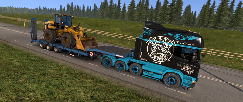 motion, truck, nature, motor vehicle, day, transportation, no people, land, land vehicle, highway, air vehicle, trucks scania euro truck simulator 2 video games