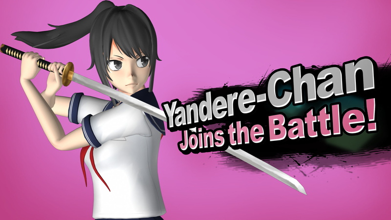 adult, Ayano Aishi, beautiful woman, hair, Video Game, colored background, 1080P, pink color, Yandere simulator, beauty, studio shot, women, technology