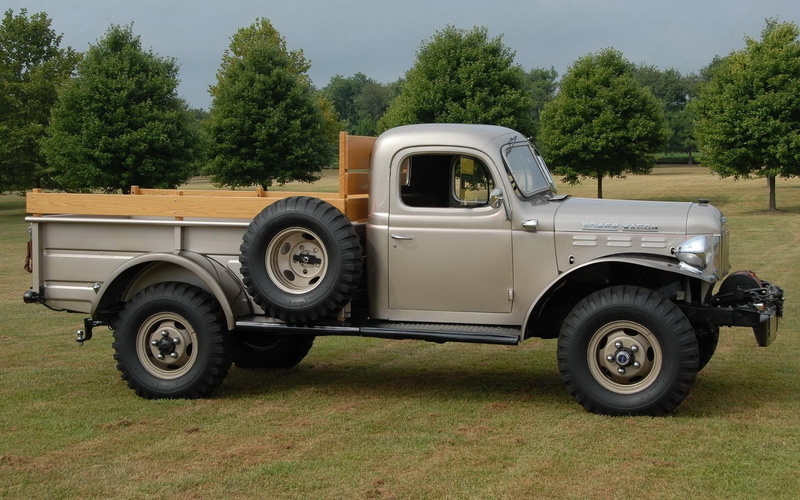 wagon, silver, 1080P, cars, classic, 1920x1200, dodge, truck, power, stake