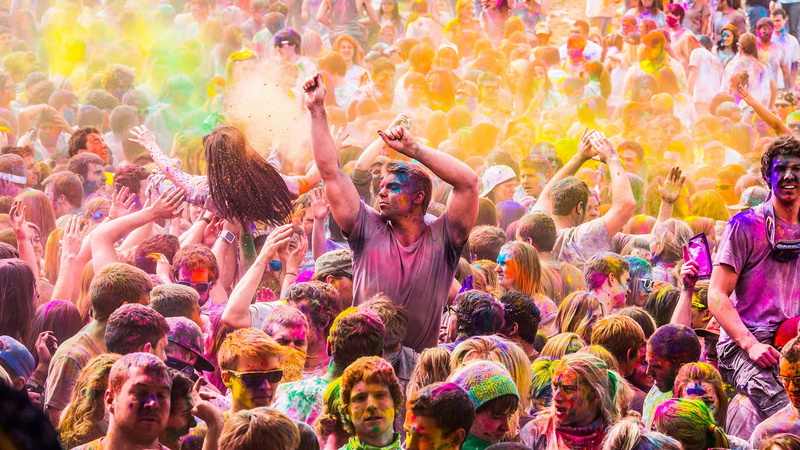 happiness, throwing, festival, person, smiling, youth, fun, holi, competition, music, joyful, celebration, pretty, lifestyle, design, black, event, women