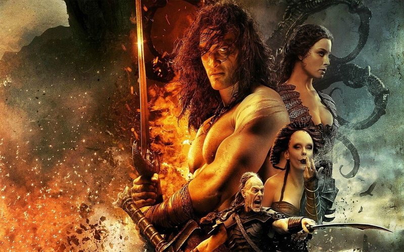 Conan the Barbarian (2011), Jason Momoa, Man, Muscle, Movie, Sword, 1080P, Warrior, Conan the Barbarian