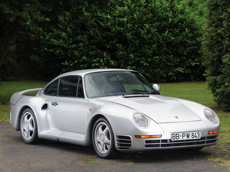 supercar, porsche, 1985, 959, 1080P, vorserie