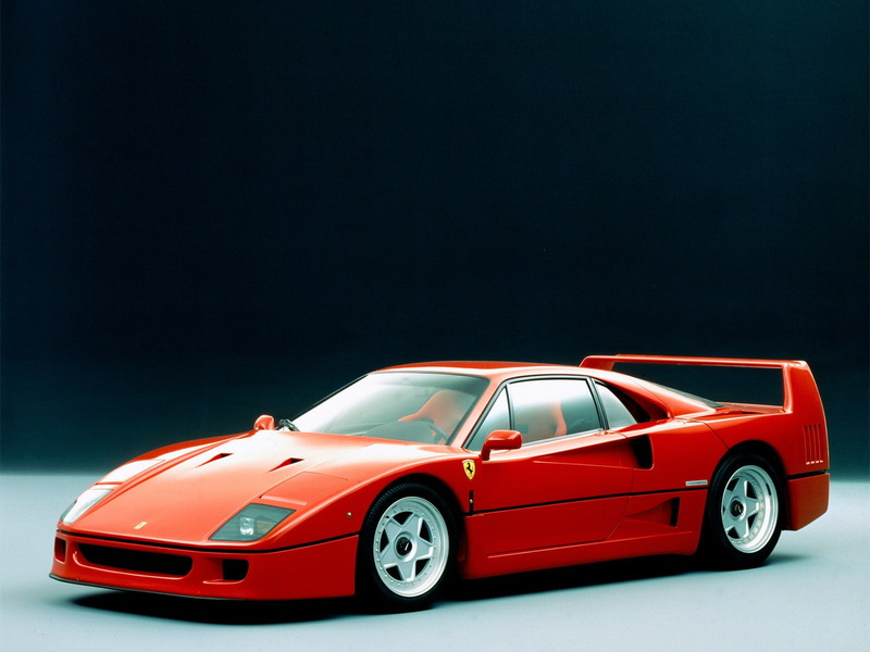 ferrari, supercars, f40, supercar, classic, 1987, 720P