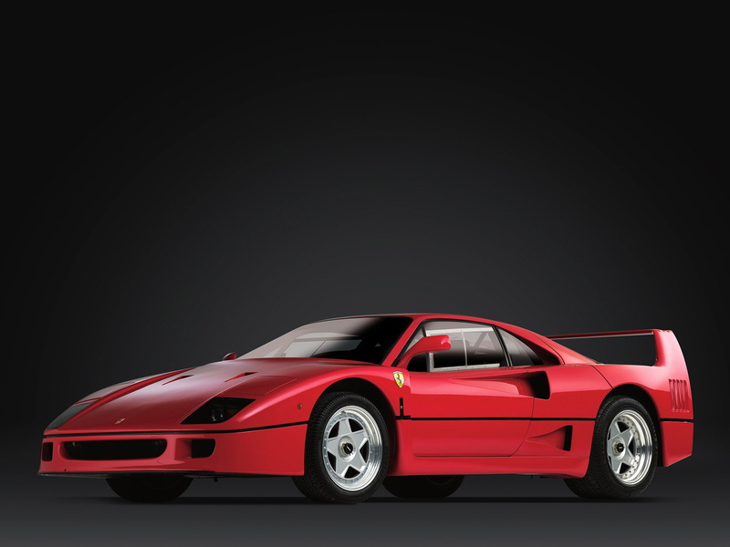 f40, classic, ferrari, 1080P, supercar, 1987