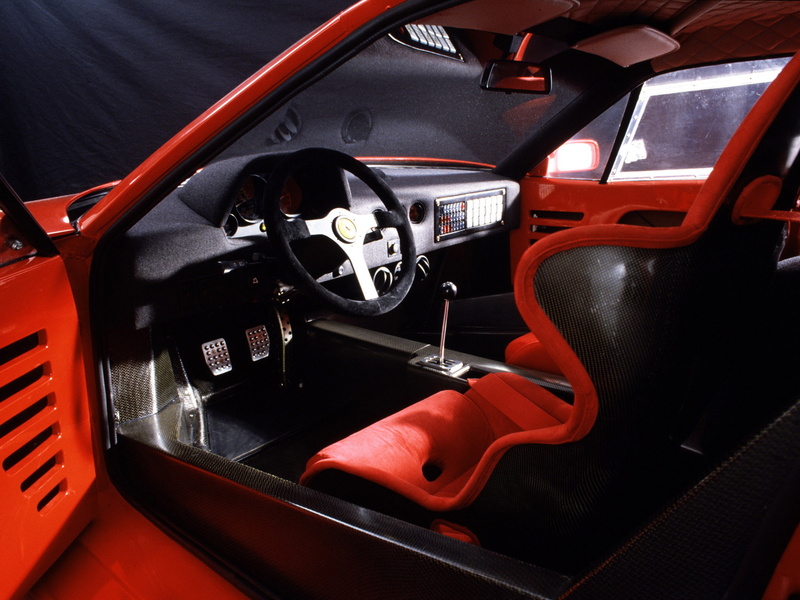1987, 1080P, interior, f40, ferrari, supercar, classic, engine