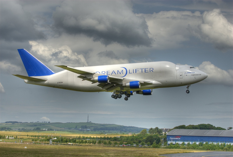 transport, 747 400, boeing, plane, aircrafts, airplane, dreamlifter, sky, beluga, 4K, cargo, airliner