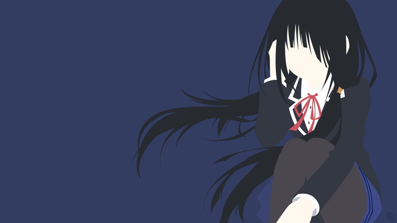 three quarter length, anime vectors, 1080P, human representation, standing, creativity, representation, communication, Date A Live, sky, outdoors, studio shot