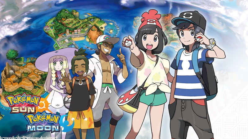 Pokémon Sun And Moon, 720P, Pokémon: Sun and Moon, Hau (Pokemon), Professor Kukui (Pokemon), Lillie (Pokemon), Pokémon