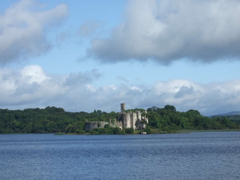 cloud - sky, tree, sky, day, landscape, holiday, building, 2K, water, no people, ireland, castle, waterfront, clouds, nature, plant, architecture, built structure