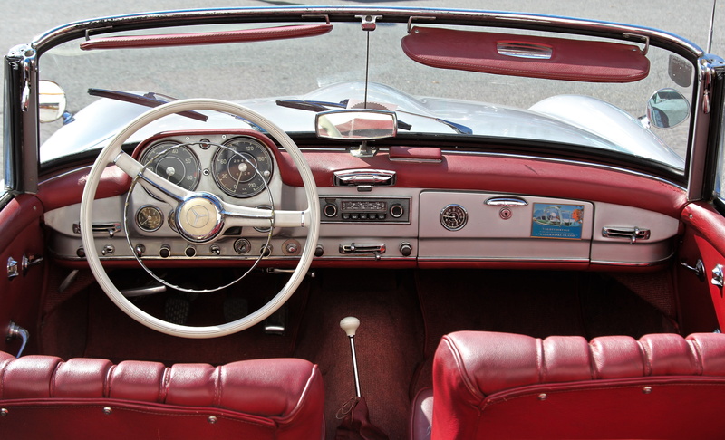 seat, tachometer, no people, transportation, interior, ad, 4K, retro styled, speedo, motor vehicle, dashboard, control panel, horn, steering wheel, antique