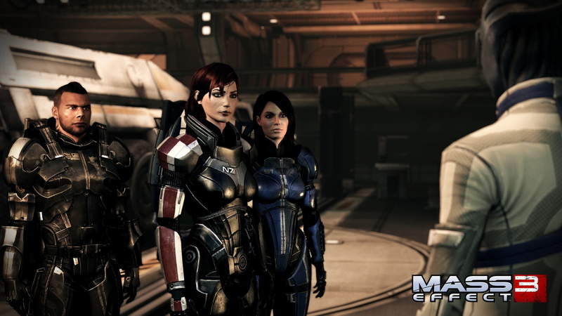 men, casual clothing, real people, group of people, front view, people, sport, Mass Effect 3, young adult, lifestyles, standing, occupation, effect, teamwork