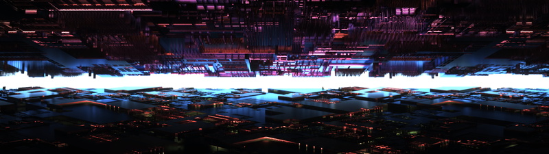 5K, science fiction, 3D Abstract, Blender