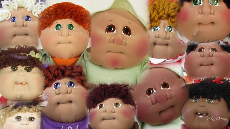 3d and abstra, faces, patch, christmas presents, eyes, firefox persona, kids, cute, dolls, cabbage, babies, 1080P, ugly, funny
