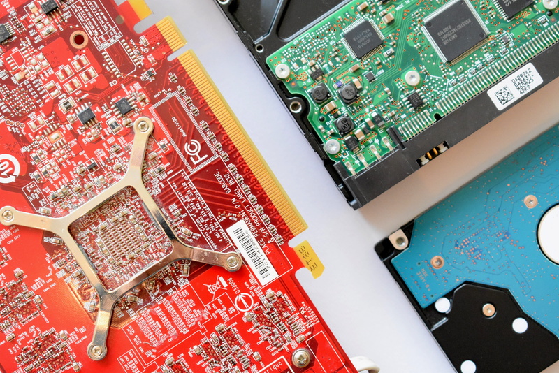 red, computer equipment, flatlay, business, work tool, chipset, computer part, computer, mother board, electronics, circuit board, equipment, semiconductor