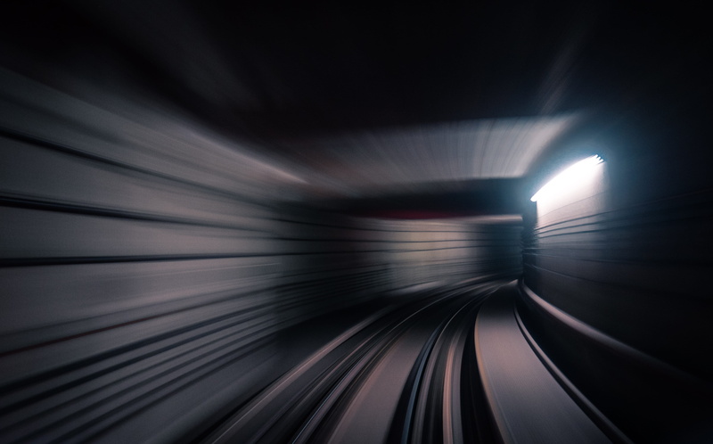 bee, 4K, public transportation, lighting equipment, insect, vehicle, andrena, terminal, hornet, subway train, light, motion, invertebrate, train station