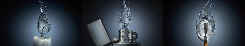 fire, tripple, 5K, element, monitor, elements, water, screen