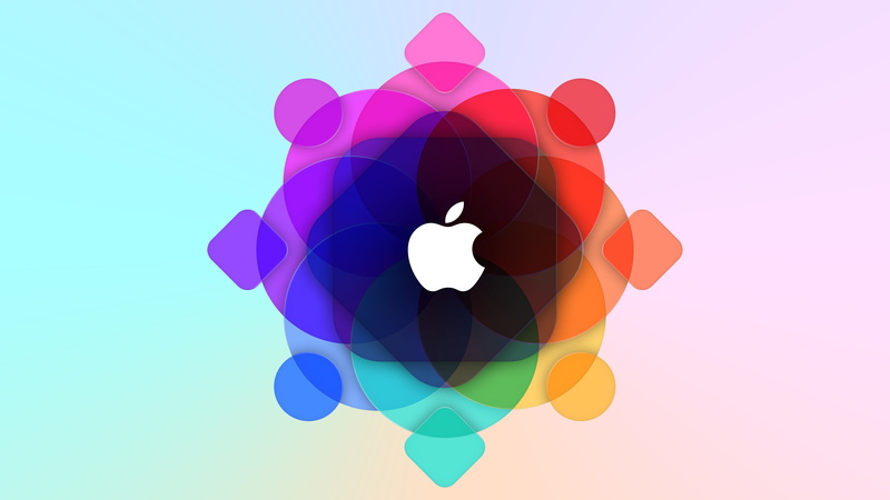 balloon, 4K, WWDC, vibrant color, single object, luxury, multi colored, Logo, paper, gift, colored background, creativity, shiny, no people, 5K, still life