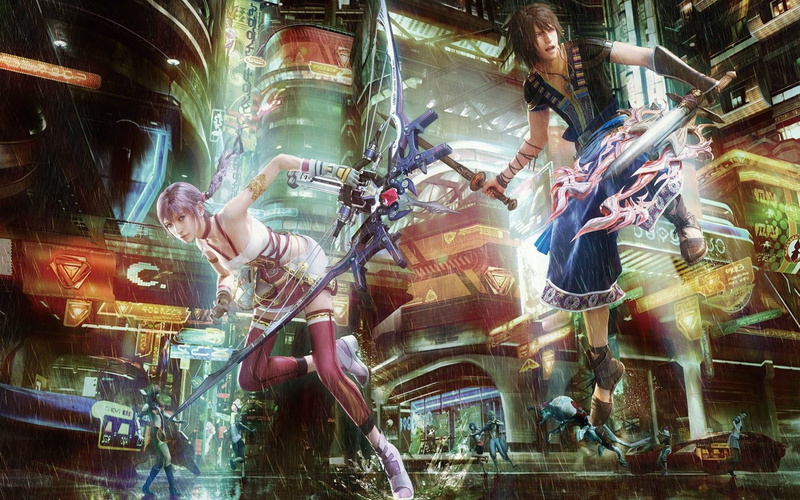 Final Fantasy XIII-2, Noel Kreiss, Serah Farron, 1080P, Final Fantasy
