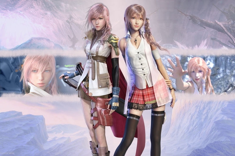 x, wallpa, claire, 720P, playstation, final, art, farron, xbox, video, Video Games, Final Fantasy XIII, hd, serah, fantasy, xiii, games