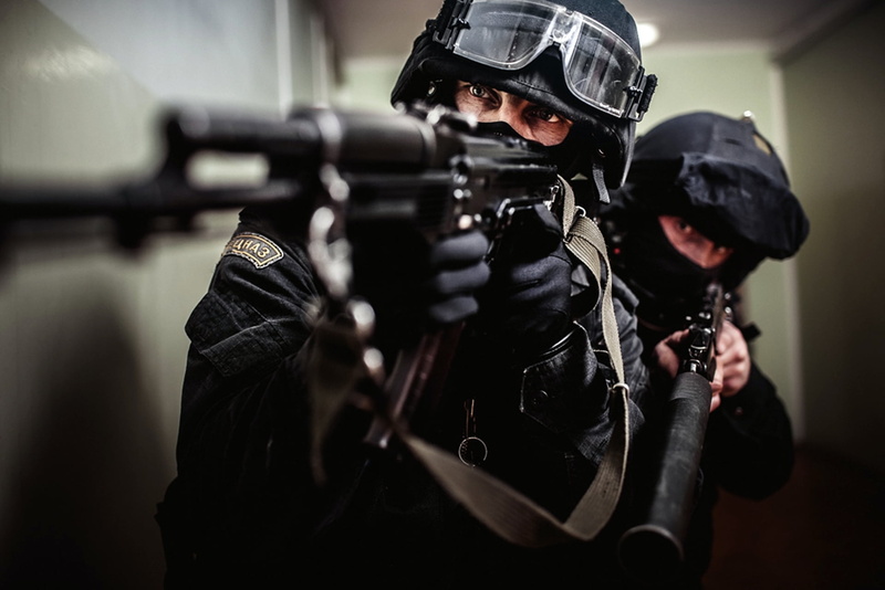 machine gun, conflict, military uniform, terrorism, helmet, police Force, special Forces, military, people, holding, bulletproof Vest, As Val, security