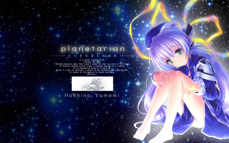 space exploration, astronomy, glowing, adult, Yumemi Hoshino, cyborg, futuristic, connection, Planetarian: The Reverie of a Little Planet, 1080P, people