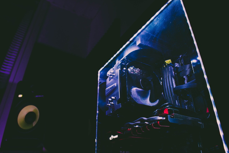crystal, halo, pc, illuminated, light, computer, building, nightlife, glow, office, close-up, low angle view, glowing, aircraft, arts culture and entertainment