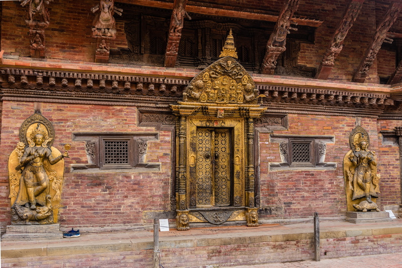 ancient civilization, tourism, kathmandu, nepal, art, representation, built structure, place of worship, 5K, building exterior, travel, statue, ornate
