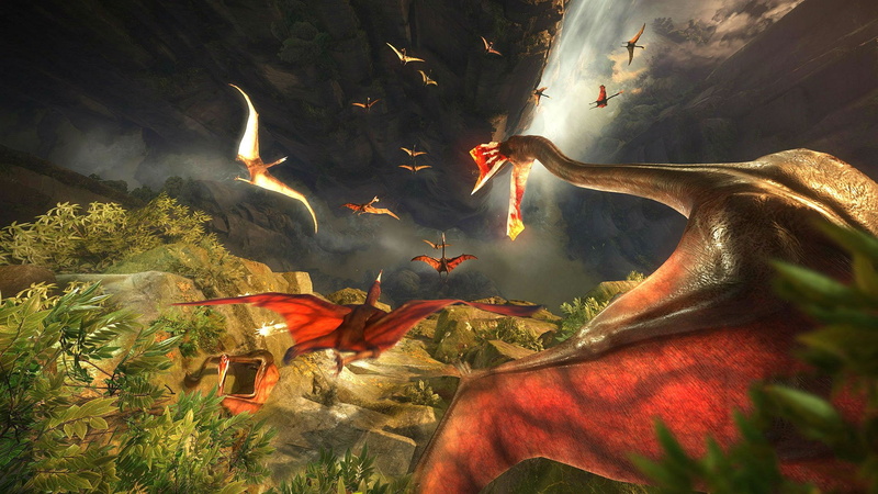 dinosaur, fantasy, the, fps, video, technics, journey, shooter, virtual, videogame, sci-fi, futuristic, 1080P, robinson, game, reality