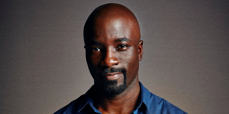 hair loss, shaved head, studio shot, one person, mid adult, indoors, adult, portrait, human face, 1080P, mike colter, beard, serious, looking at camera