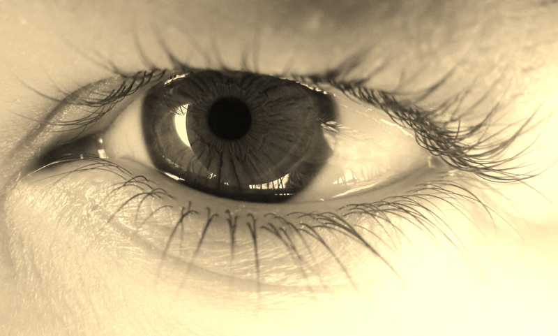 extreme close-up, eyesight, real people, unrecognizable person, black and white photo, portrait, černobílí, eye, 2K, view, algae, eyeball, close-up, one person