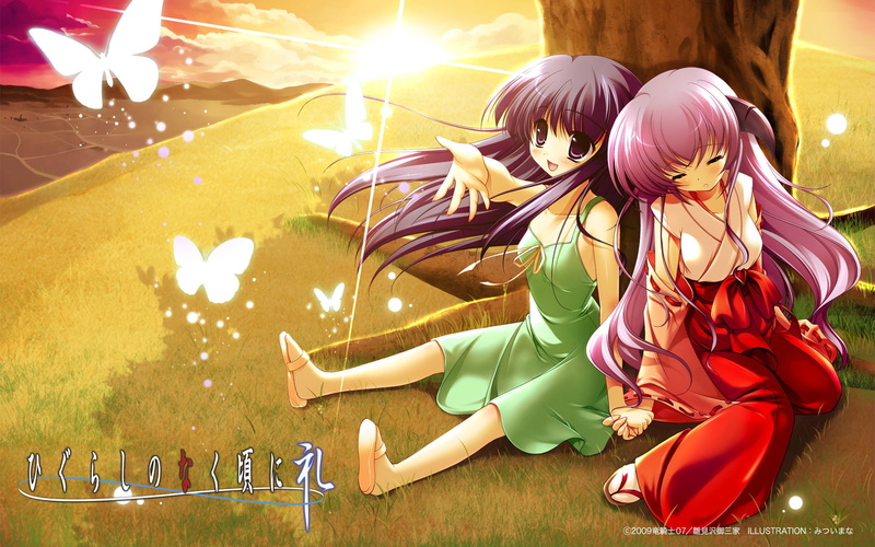 rika, 1080P, horror, hd, Higurashi No Naku Koro Ni, Hinamizawa, anime, Hanyuu, art, Keijchi