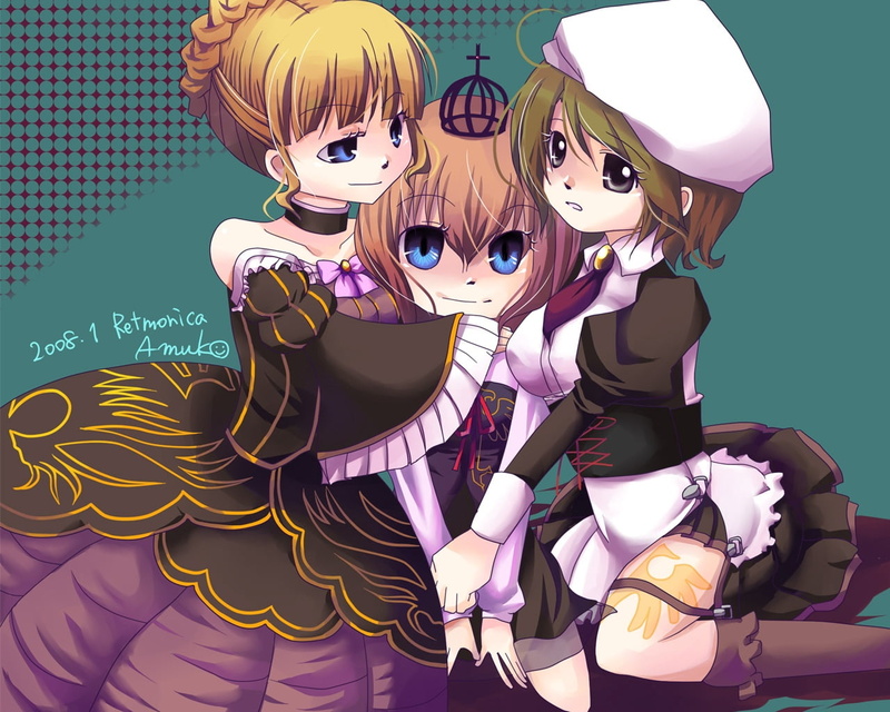 hugging, indoors, umineko no naku koro ni, togetherness, emotion, girls, characters, child, representation, backgrounds, beatrice, purple, young adult