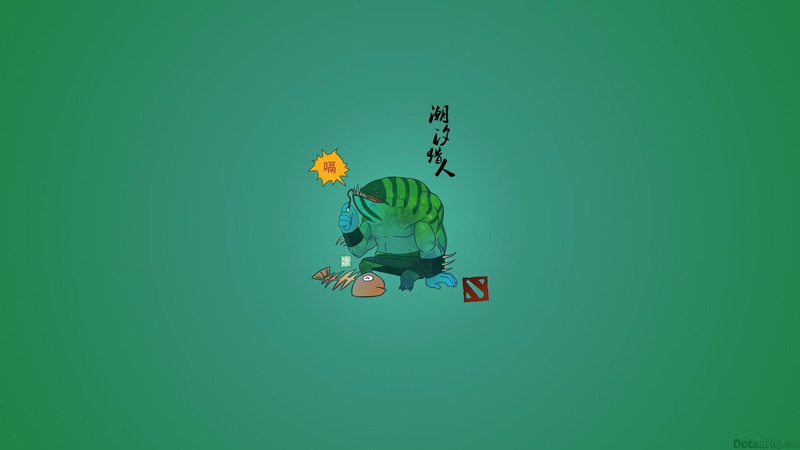 simple art, 1080P, chibi, dota, dota 2, simple, art, print, tidehunter