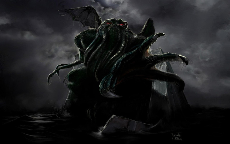black background, grave, mystery, storm, animal, cemetery, halloween, cloud - sky, spooky, smoke - physical structure, cthulhu cthulu, emotion, horror
