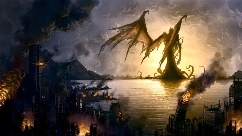 1080P, digital art, cthulu