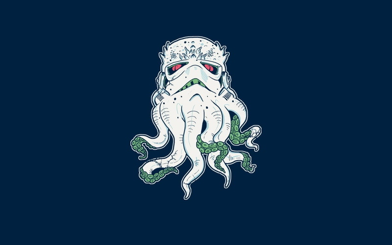 Cthulhu, Star Wars, art, stars, 720P, star, space, wars, stormtrooper, hd