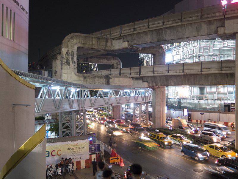 4K, night city, view, mode of transportation, built structure, night city road, travel, road, illuminated, land vehicle, city life, bridge, cars, group of people