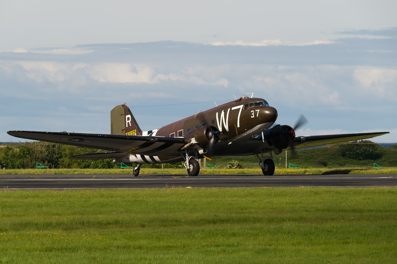 C-47A, military transport aircraft, Skytrain, Douglas, the airfield, 1080P